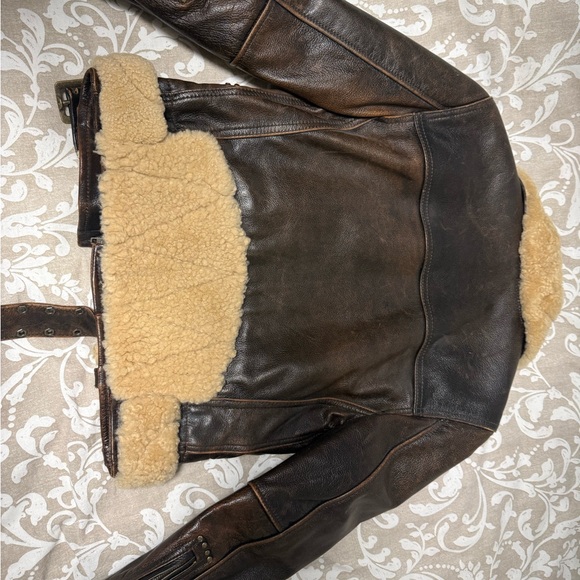 Harley-Davidson Quilted Jacket Label with Brown and Gold Accents - Picture 6 of 11